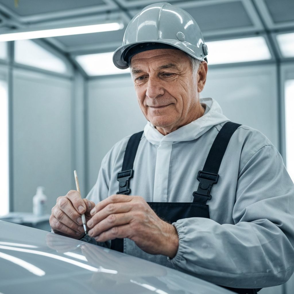 HappyLack Team - Professionelle Lackierer bei der Arbeit